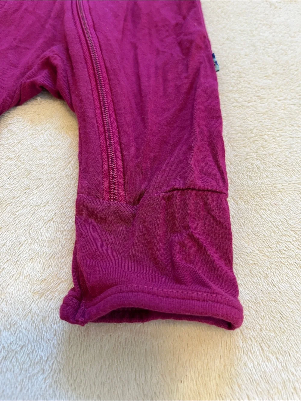 KicKee Pants | Bamboo Magenta Romper NB